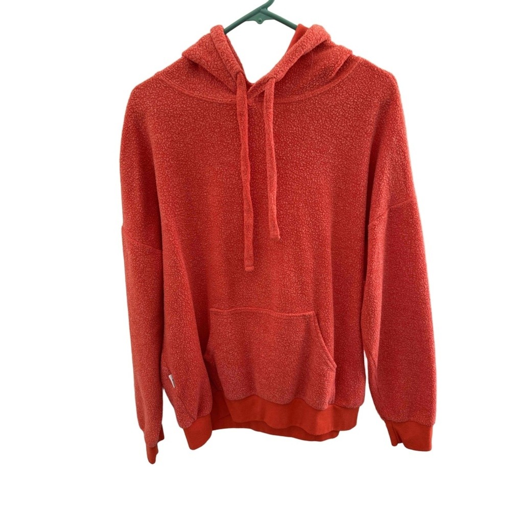 Soft Serve Orange Drawstring Hood Long Sleeves Relaxed Fit Casual Hoodie‎ Large - Picture 2 of 8
